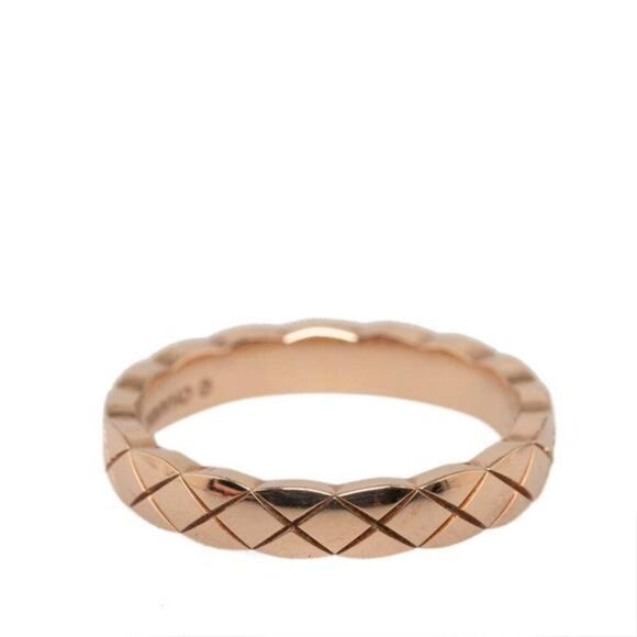 Chanel 18K Coco Crush Rose Gold Ring - Picture 1 of 6